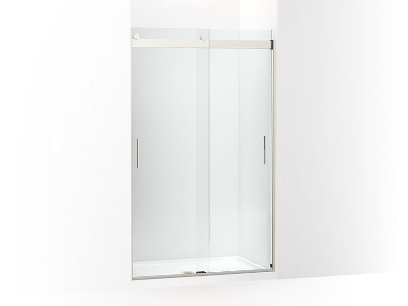 KOHLER K-706375-L-NX Levity Sliding shower door, 78" H x 44-5/8 - 47-5/8" W, with 5/16" thick Crystal Clear glass