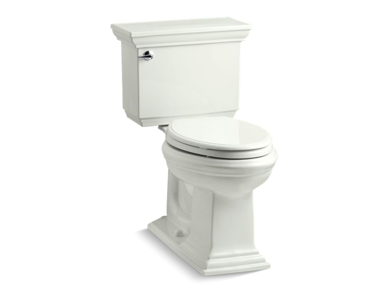KOHLER Memoirs Stately K-3817-U-NY Dune Stately Two-piece elongated toilet, 1.28 gpf