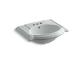KOHLER K-2287-4-95 Devonshire Bathroom sink with 4" centerset faucet holes