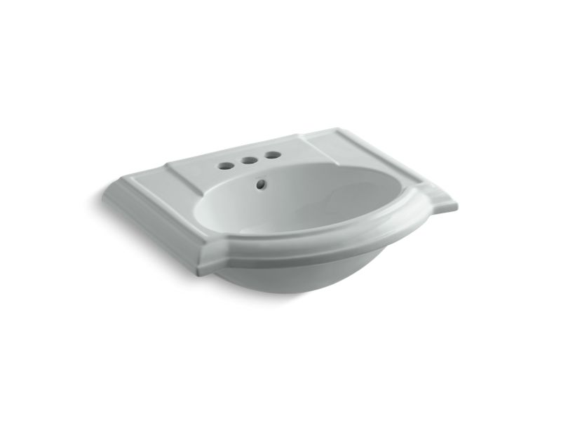 KOHLER K-2287-4-95 Devonshire Bathroom sink with 4" centerset faucet holes