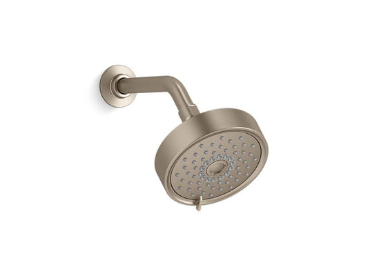 KOHLER K-22170-G-BV Vibrant Brushed Bronze Purist 1.75 gpm multifunction showerhead with Katalyst air-induction technology