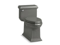 KOHLER K-6424-58 Memoirs Classic One-Piece Compact Elongated Toilet With Skirted Trapway, 1.28 Gpf In Thunder Grey