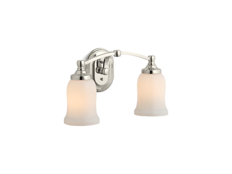 KOHLER K-11422-SN Bancroft Two-light sconce