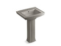 KOHLER Archer K-2359-1-K4 Cashmere 24" rectangular pedestal bathroom sink