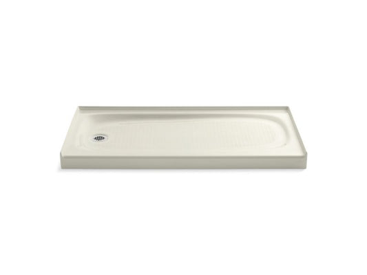 KOHLER K-9053-96 Biscuit Salient 60" x 30" single threshold left-hand drain shower base
