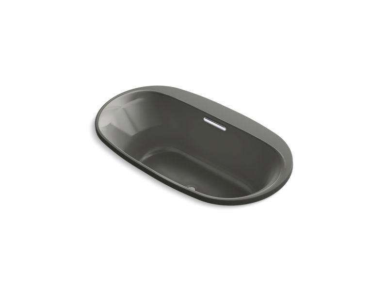 KOHLER K-5716-VB-58 Underscore 65-1/2" X 35-3/4" Drop-In Vibracoustic Bath In Thunder Grey