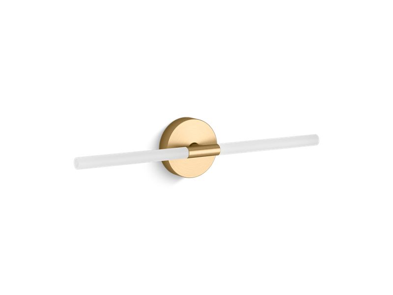 KOHLER  K-23464-SCLED-BGL Components Moderne Brushed Gold Two-light LED sconce