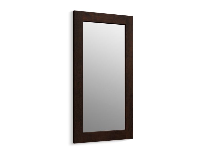 KOHLER K-99666-1WB Claret Suede Poplin Marabou Framed mirror