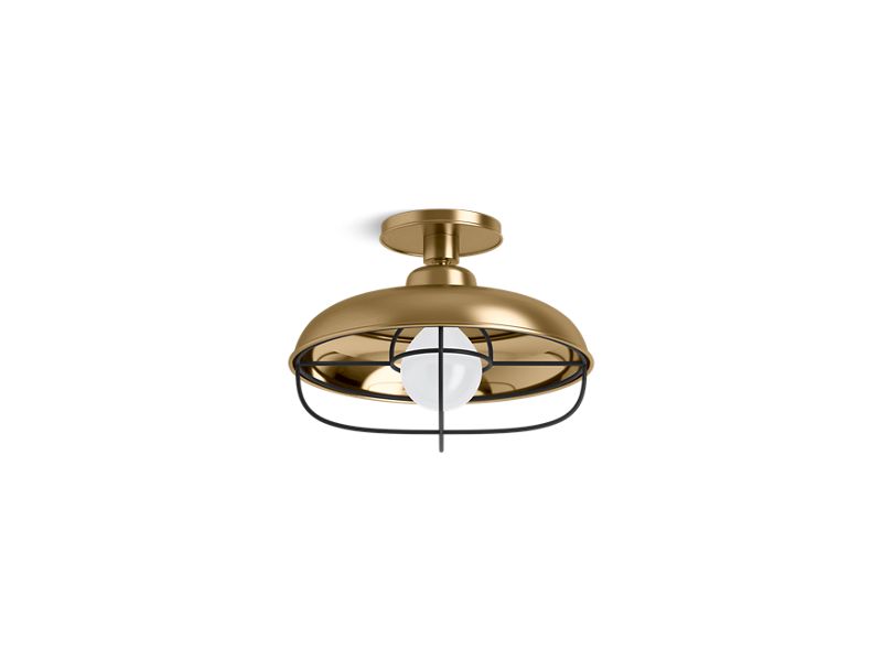 KOHLER K-23670-FM01-BGL Modern Farm 12" Flush-Mount In Moderne Brushed Gold