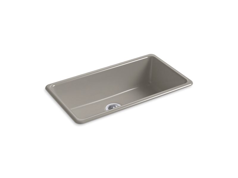 KOHLER K-5707-K4 Iron/Tones 33" x 18-3/4" x 9-5/8" Top-mount/undermount single-bowl kitchen sink