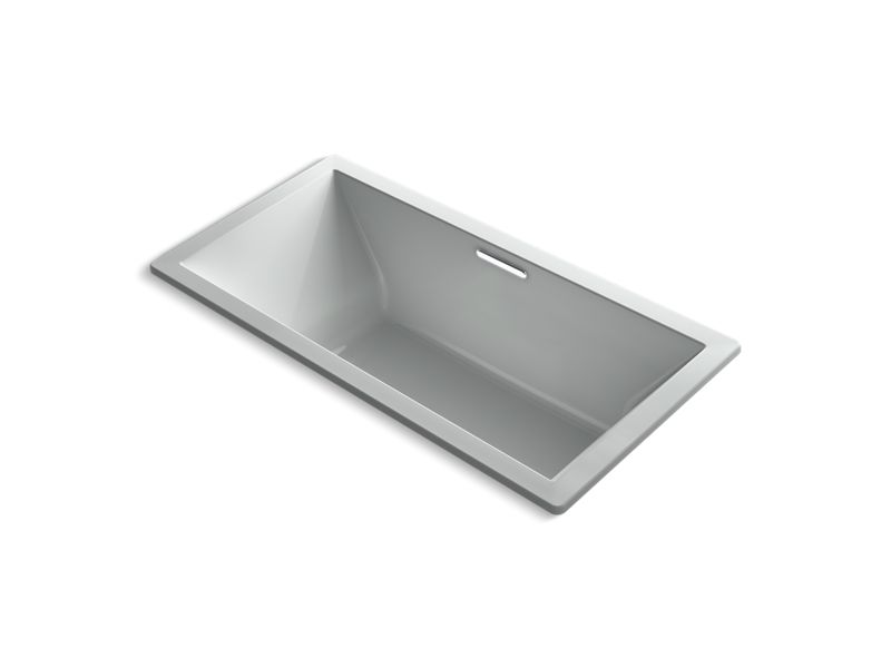 KOHLER K-1835-VBW-95 Underscore 72" X 36" Drop-In Vibracoustic Bath With Bask Heated Surface In Ice Grey