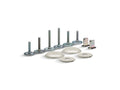 KOHLER K-5420-G9 Clean Caps Low-Profile Toilet Bolt Caps In Sandbar