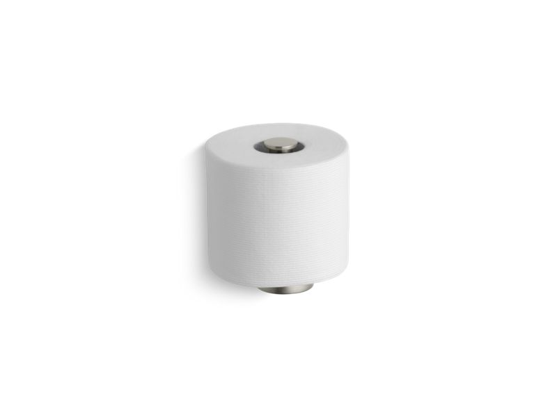 KOHLER K-11583-BN Vibrant Brushed Nickel Loure Vertical toilet paper holder