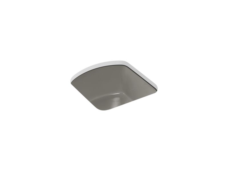 KOHLER K-5848-K4 Napa 18-3/4" x 18-11/16" x 9-5/8" Undermount bar sink with no faucet holes