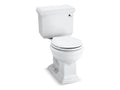KOHLER K-3986-RA-0 Memoirs Classic Two-Piece Round-Front Toilet, 1.28 Gpf In White