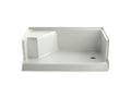 KOHLER K-9496-NY Memoirs 60" x 36" single threshold right-hand drain shower base with integral seat at left