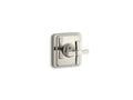 KOHLER K-T13174-3B-SN Pinstripe Valve trim with cross handle for volume control valve, requires valve
