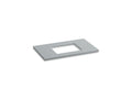 KOHLER K-5457-S36 Solid/Expressions 37" vanity-top with single Verticyl rectangular cutout