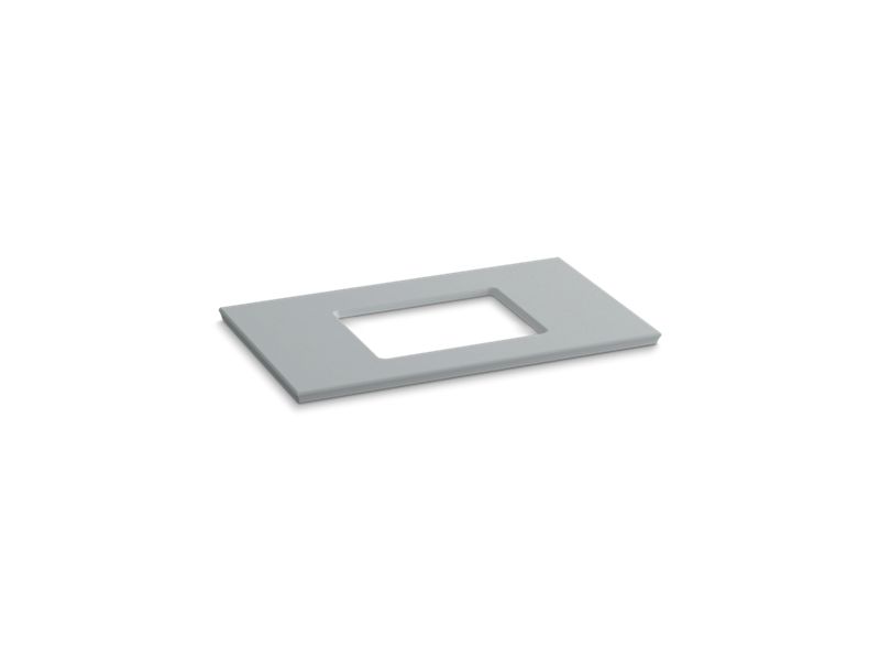 KOHLER K-5457-S36 Solid/Expressions 37" vanity-top with single Verticyl rectangular cutout