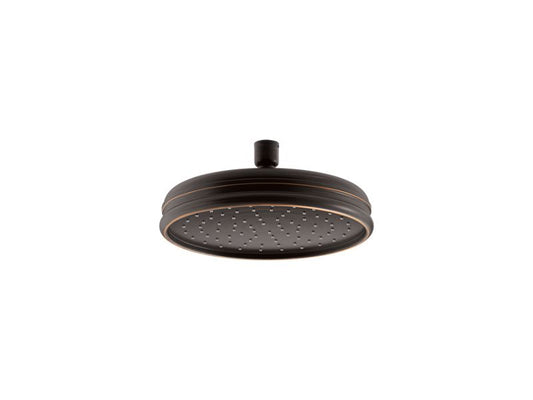 KOHLER K-13692-2BZ Oil-Rubbed Bronze 8" 2.5 gpm rainhead with Katalyst air-induction technology