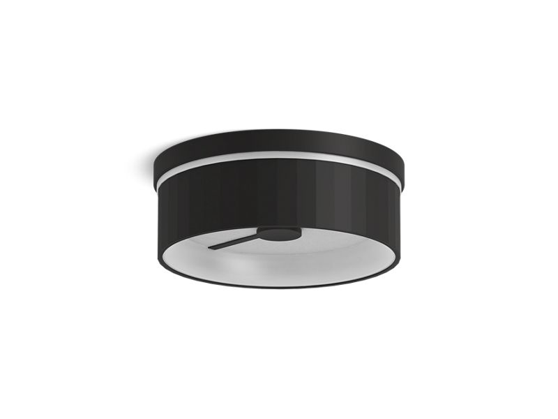 KOHLER K-22518-FMLED-BLL Simpalo 15" Led Flush-Mount In Matte Black