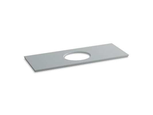 KOHLER K-5765-S36 Solid/Expressions 61" vanity-top with single Verticyl oval cutout