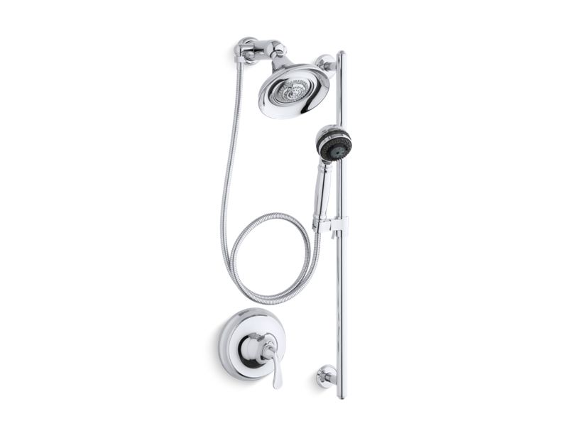 KOHLER K-10827-4-CP Forté Essentials performance showering package