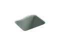 KOHLER K-6657-4U-FT River Falls 25" x 22' x 14-15/16" undermount utility sink with 4 faucet holes