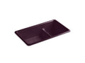 KOHLER K-6625-PLM Iron/Tones 33" x 18-3/4" x 9-5/8" Smart Divide Top-mount/undermount large/medium kitchen sink