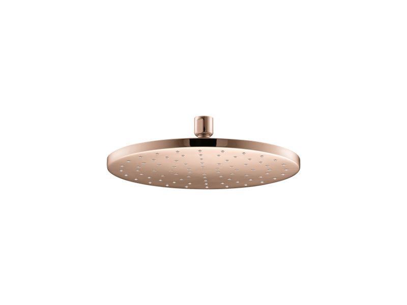 KOHLER K-13689-G-RGD Contemporary 10" Round Single-Function Rainhead, 1.75 Gpm In Vibrant Rose Gold
