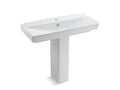 KOHLER K-5149-1-0 RÃªve 39" pedestal bathroom sink with single faucet hole