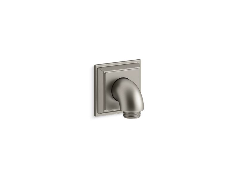 KOHLER K-22171-BN Vibrant Brushed Nickel Memoirs Stately Wall-mount supply elbow with check valve