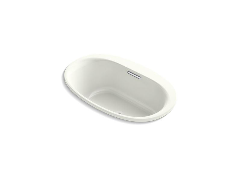 KOHLER K-5714-VBW-NY Underscore 59-3/4" X 35-3/4" Drop-In Vibracoustic Bath With Bask Heated Surface In Dune