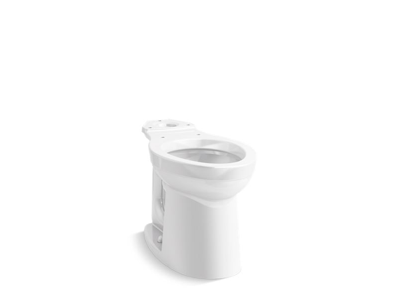 KOHLER K-25076-0 White Kingston Elongated chair height toilet bowl