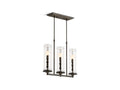 KOHLER K-23344-CH03-BZL Damask Three-light linear chandelier