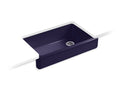 KOHLER K-6488-DGB Whitehaven 35-1/2" Undermount Single-Bowl Farmhouse Kitchen Sink In Indigo Blue