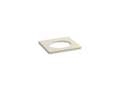 KOHLER K-5421-S34 Solid/Expressions 25" vanity-top with single Verticyl oval cutout