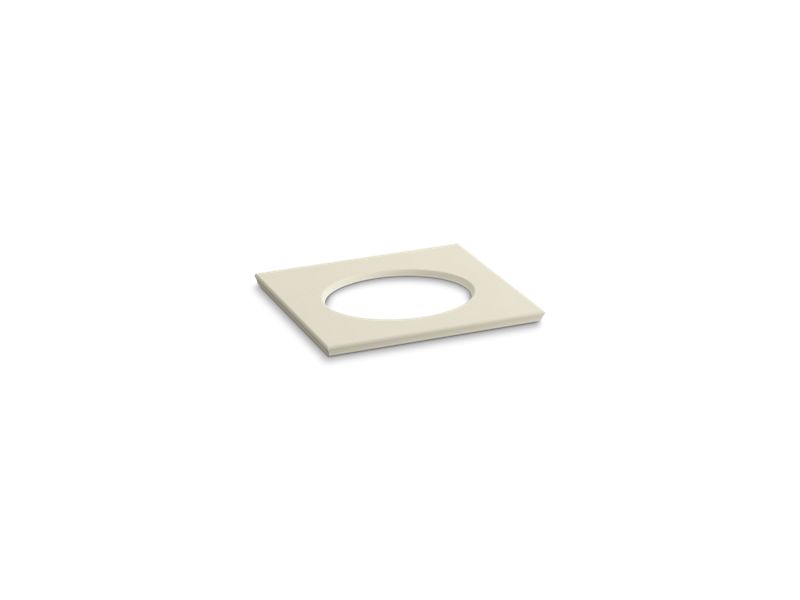 KOHLER K-5421-S34 Solid/Expressions 25" vanity-top with single Verticyl oval cutout