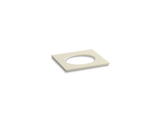 KOHLER K-5421-S34 Solid/Expressions 25" vanity-top with single Verticyl oval cutout