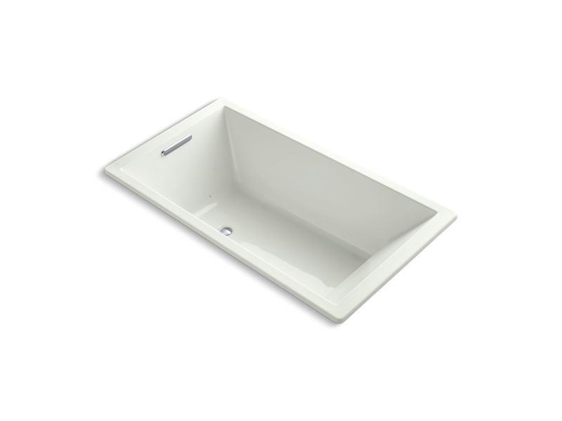 KOHLER K-1173-GHVB-NY Underscore 66" X 36" Drop-In Vibracoustic Bath With Heated Bubblemassage In Dune