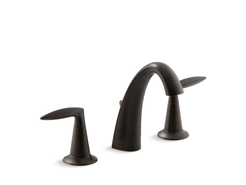 KOHLER K-45102-4-2BZ Oil-Rubbed Bronze Alteo Widespread bathroom sink faucet