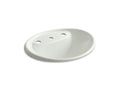 KOHLER K-2839-8-NY Tides Drop-in bathroom sink with 8" widespread faucet holes