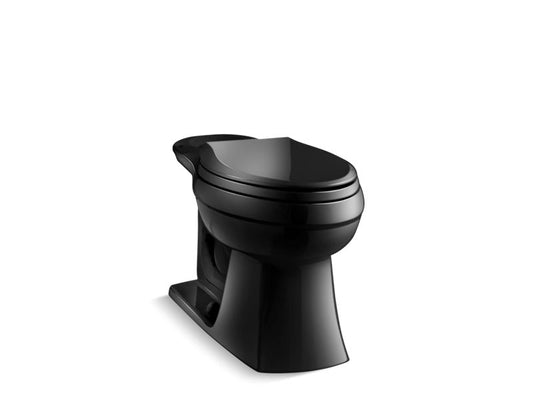 KOHLER K-4306-7 Black Black Kelston Elongated chair height toilet bowl