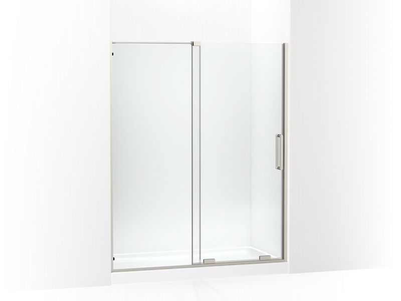 KOHLER K-707621-8L-BNK Echelon Sliding shower door, 71-3/4" H x 55-3/4 - 59-3/4" W, with 5/16" thick Crystal Clear glass