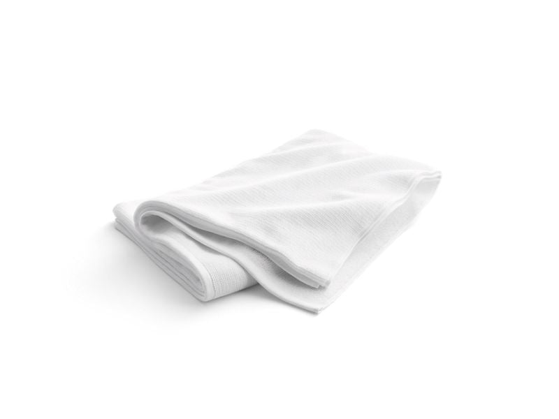 KOHLER K-31506-TX-0 Turkish Bath Linens bath sheet with Textured weave, 35" x 70"
