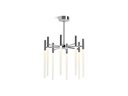 KOHLER K-23459-CHLED-CPL Components Eight-light LED chandelier