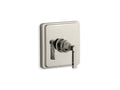 KOHLER K-TS13135-4B-SN Pinstripe Rite-Temp(R) valve trim with lever handle