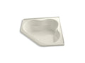 KOHLER K-1161-F-96 Tercet 60" x 60" bath with integral flange and center drain