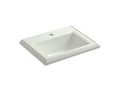 KOHLER K-2241-1-NY Memoirs Classic Classic drop-in bathroom sink with single faucet hole