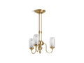KOHLER K-22657-CH03-BGL Artifacts 22" Chandelier In Moderne Brushed Gold